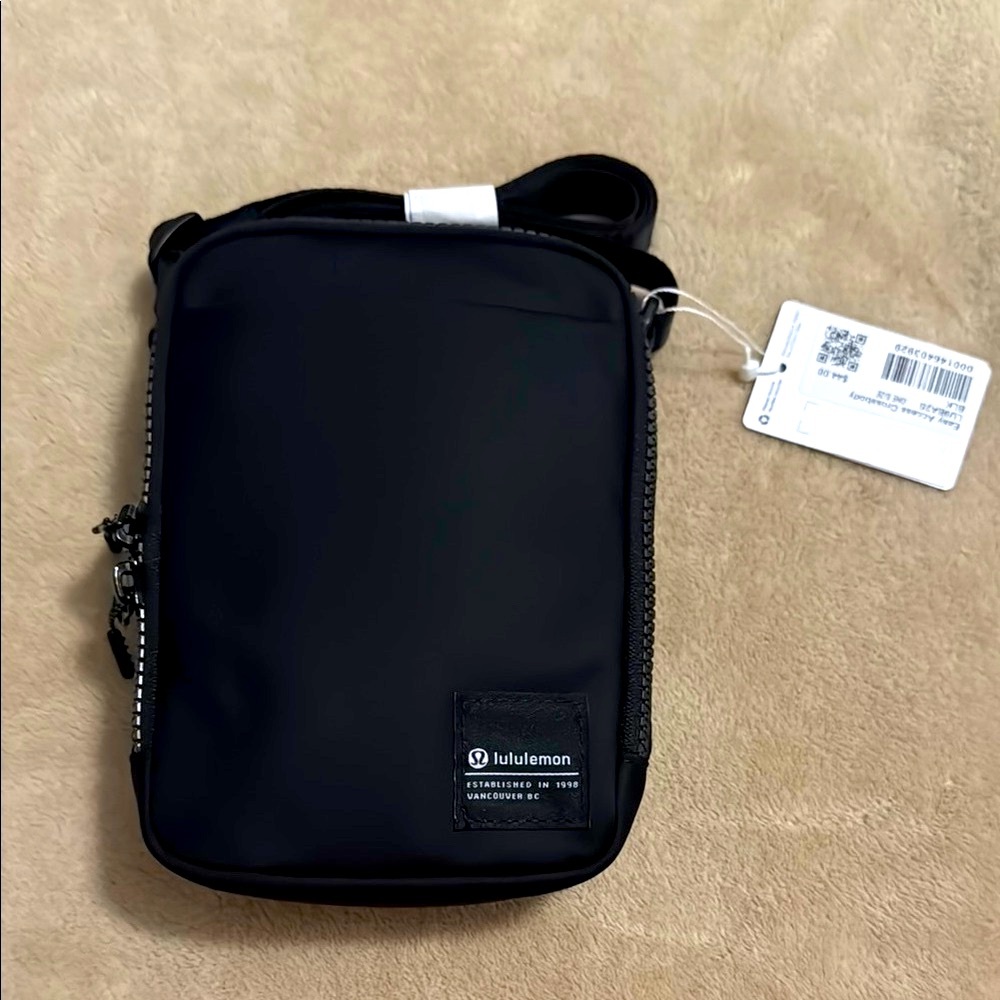 lululemon athletica Black Messenger Bag